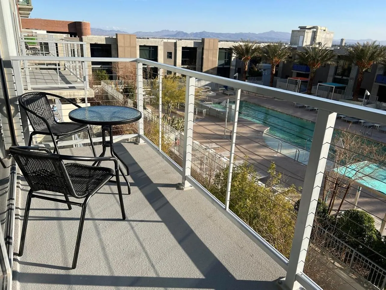 Villa Balcony Luxury High Rise Downtown Fremont Casinos Las Vegas Ferienhaus